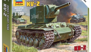 Wargames (WWII) tank 6202 - Soviet Tank KV-2 (1:100)