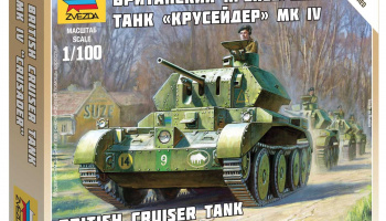 Wargames (WWII) tank Z6227 - British Tank MK IV Cruiser (1:100)