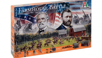 Wargames diorama 6179 - FARMHOUSE BATTLE - AMERICAN CIVIL WAR 1864 - BATTLESET (1:72)