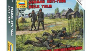 SLEVA 23%  DISCOUNT - Wargames figurky -German Anti Tank Rifle Team (1:72) – Zvezda