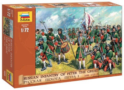 Wargames (AoB) figurky 8049 - Russian Infantry (Peter the Great) (1:72)