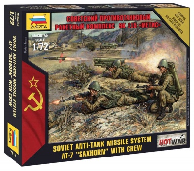 Wargames (HW) figurky 7413 - Soviet Anti-Tank Missile System AT-7 "Saxhorn" (1:72)