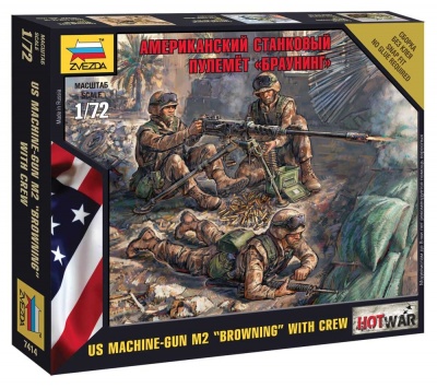 Wargames (HW) figurky 7414 - American Machine gun "Browning" (1:72)