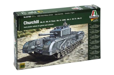 Wargames tank 15760 - Churchill Mk.III / IV / AVRE / NA75 (1:56)