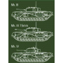 Wargames tank 15760 - Churchill Mk.III / IV / AVRE / NA75 (1:56)