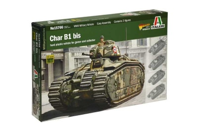 Wargames tank 15766 - CHAR B1 BIS (1:56) - Italeri