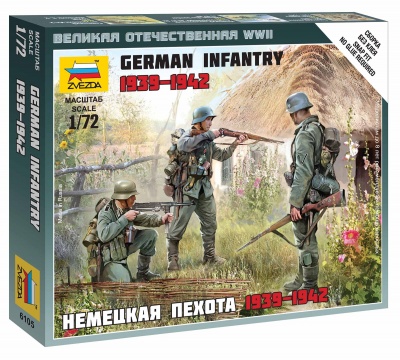 Wargames (WWII) figurky 6105 - German Infantry East Front 1941 (1:72)