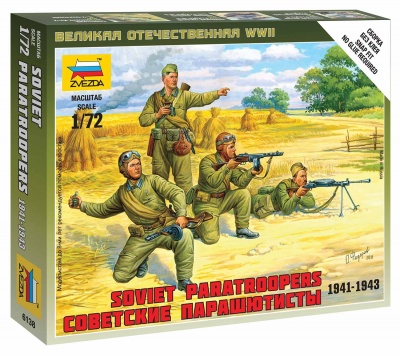 Wargames (WWII) figurky 6138 - Soviet Paratroops (1:72)