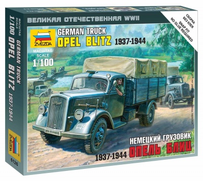 Wargames (WWII) military 6126 - German 3t Truck (1:100)