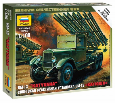 Wargames (WWII) military 6128 - BM-13 Katyusha (1:100)