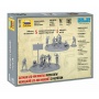 Wargames (WWII) military 6268 - German 120mm Mortar w/Crew (Snap Fit) (1:72) - Zvezda