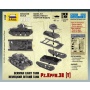 Wargames (WWII) tank 6130 - German Light Tank PZ.KPFW.38 (T) (1:100)