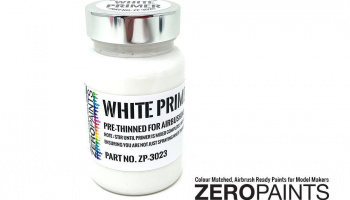 Airbrushing White Primer 100ml - Zero Paints