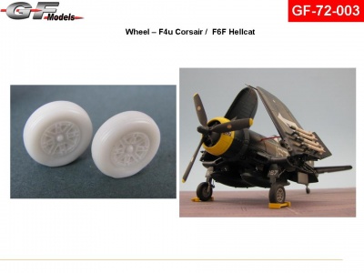 Wheels F4U Corsair / F6 Hellcat 1/72 - GF Models