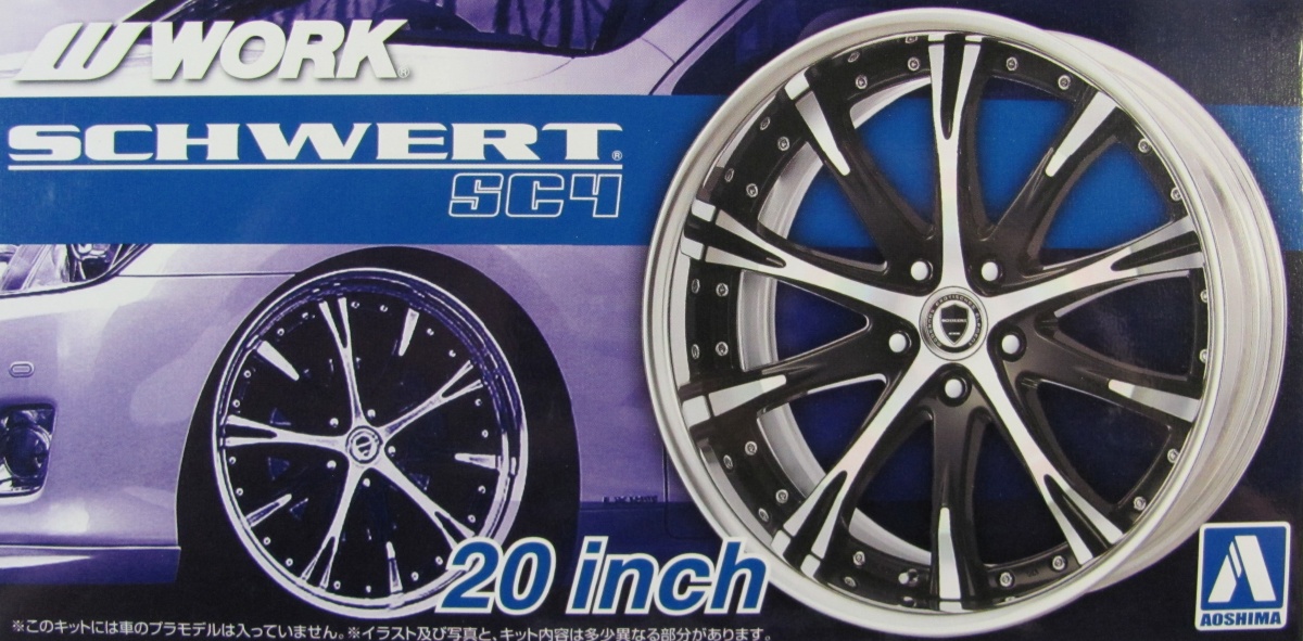 Work Schwert SC4 20inch - Aoshima | Car-model-kit.com