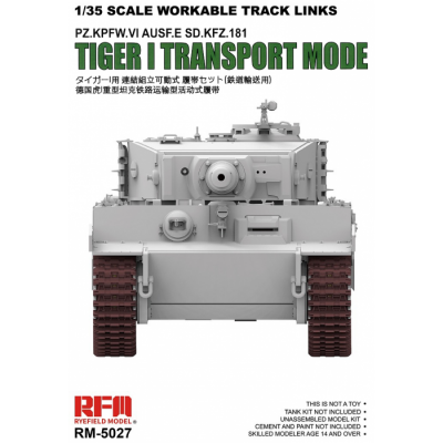 Workable Track Links Tiger I Transport Mode 1/35 – Rye Field Model