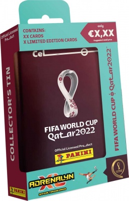 WORLD CUP 2022 - ADRENALYN - plechová krabička (pocket) - Panini