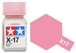 X-17 Pink Enamel Paint X17 - Tamiya