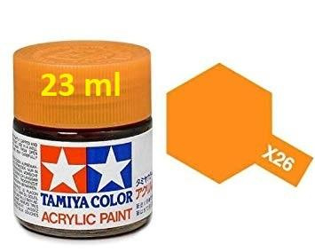 X-26 Clear Orange Acrylic Paint 23ml X26 - Tamiya