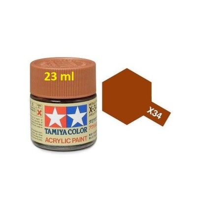 X-34 Metalic Brown 23ml - Tamiya