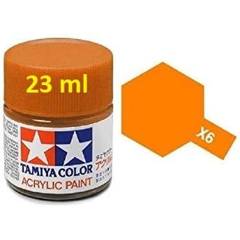 X-6 Orange Acrylic Paint 23ml X6 - Tamiya