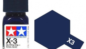 X-3 Royal Blue Enamel Paint X3 - Tamiya