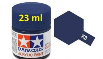 X-3 Royal Blue Acrylic Paint 23ml X3 - Tamiya