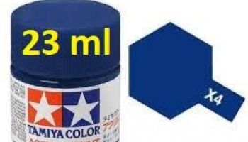 X-4 Blue Acrylic Paint 23ml X4 - Tamiya