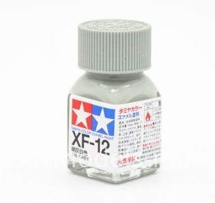 XF-12 J.N. Šedá, J.N. Grey Enamel Paint XF12 - Tamiya