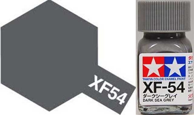 TAMIYA 81754 Peinture Acrylique XF-54 Gris Mer Foncé / Dark Sea Grey 10ml