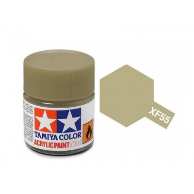 XF-55  Deck Tan Acrylic Paint Mini XF55 - Tamiya