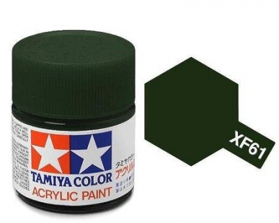 XF-61 Dark Green Acrylic Paint Mini XF61 - Tamiya