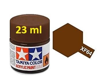 Tamiya XF-64 Flat Red Brown Acrylic Paint (23ml) [TAM81364