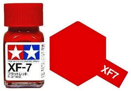 XF-7 Flat Red Enamel Paint XF7 - Tamiya