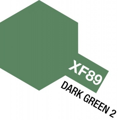 XF-89 Dark Green 2 Acrylic Paint Mini XF89 - Tamiya