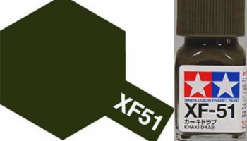 XF-51 Khaki Drab Enamel Paint XF51 - Tamiya
