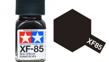XF-85 Rubber Black Enamel Paint XF85 - Tamiya