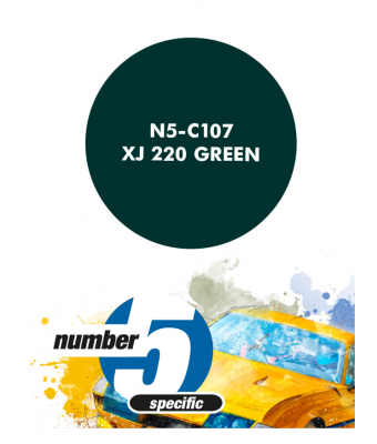 XJ220 Green  Paint for Airbrush 30 ml - Number 5