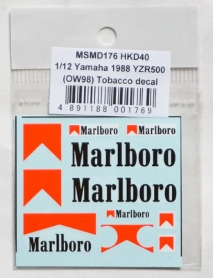 Yamaha 1988 YZR500 (OW98) Supplementary decal 1/12 - MSM Creation