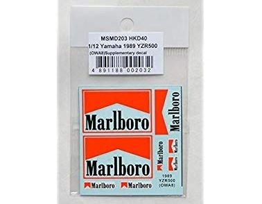 Yamaha 1989 YZR500 (OWA8) Supplementary decal 1/12 - MSM Creation