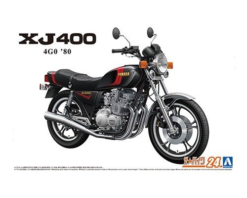 YAMAHA 4G0 XJ400 '80 1/12 - AOSHIMA | Car-model-kit.com