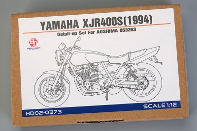 Yamaha XJR400S(1994) Detail-UP Set For Aoshima 053263 （PE+Resin+Metal parts+Metal Logo) - Hobby Design