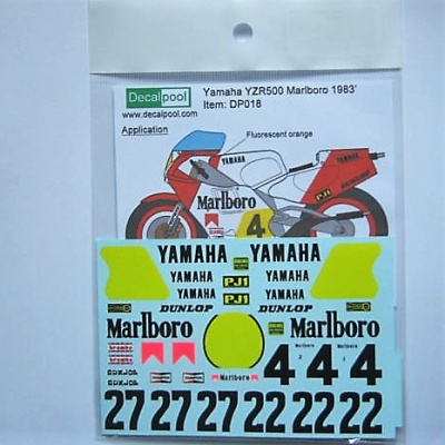 Yamaha YZR500 Marlboro #4 K.Roberts WGP83 - Decalpool