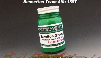 Benetton Team Alfa Romeo 185T Green (United Colors of Benetton Green) Paint - Zero Paints