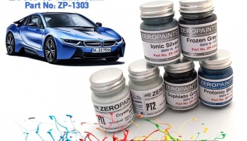 BMW i8 Paints Crystal White 2x30ml - Zero Paints