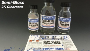 Semi-Gloss (Satin) 2 Pack Clearcoat (2K Urethane) - Zero Paints