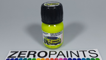 Volt Racing Acid Yellow for Ford Mustang GT4 Paint - 30ml - Zero Paints