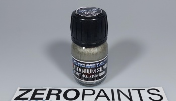 Titanium Silver Paint - 30ml - Zero Metal Finishes - Zero Paints