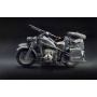 Zundapp KS 750 with sidecar (1:9) Model Kit 7406 - Italeri